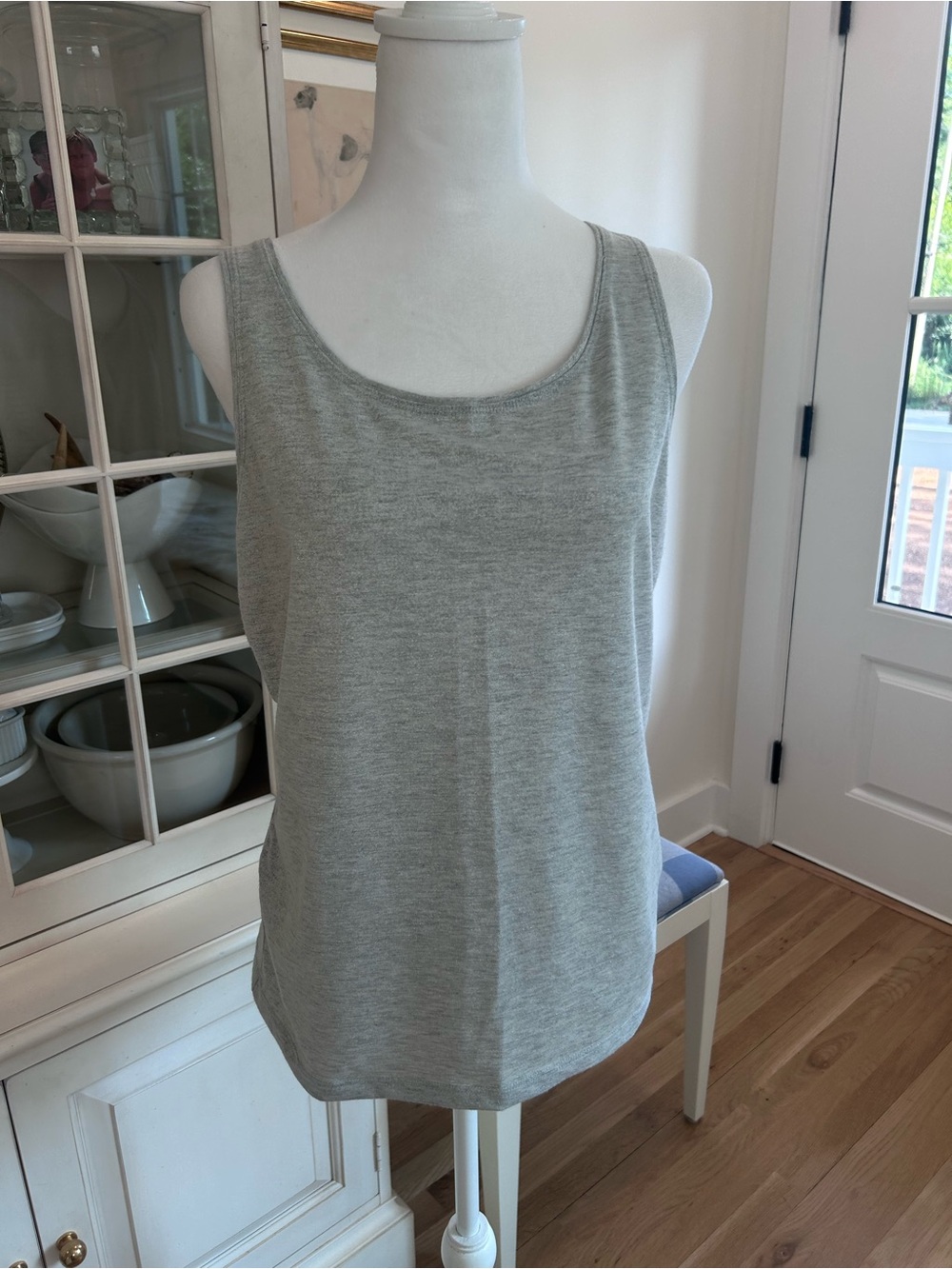 Talbots Silver Tank Size Med